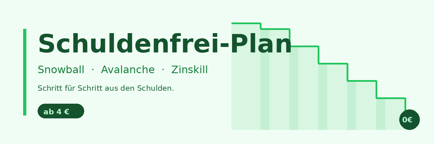 Schuldenfrei-Plan Cover